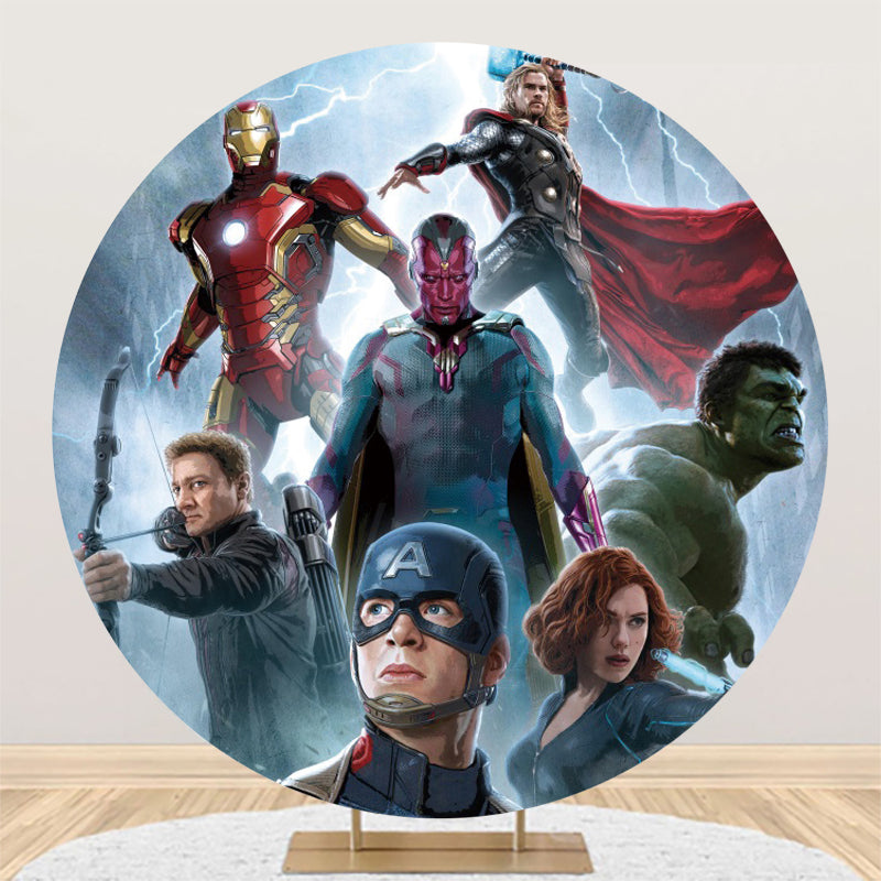 SuperHero Backdrop Hire in Auckland - Premium 2m Round Design | Affordable Daily Rates