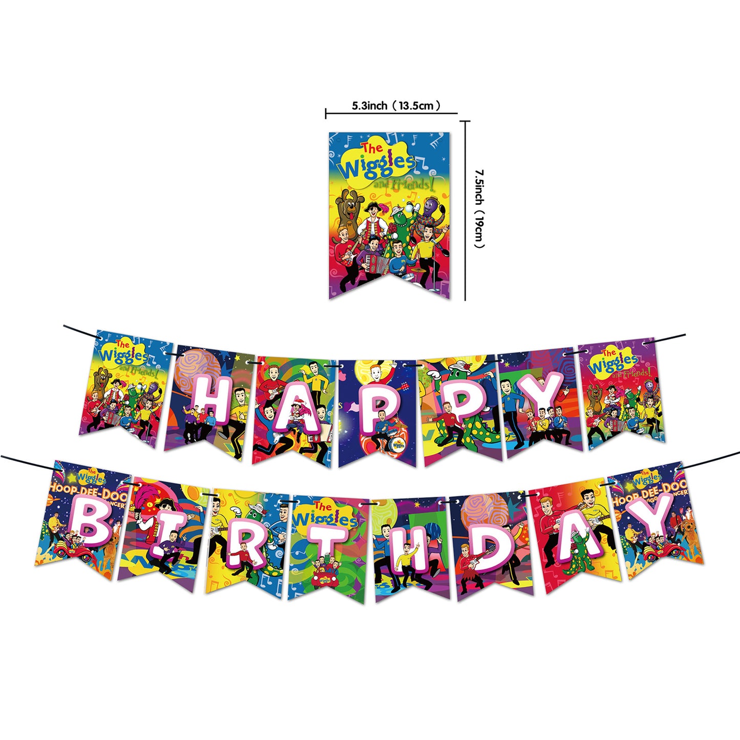 The Wiggles Theme Birthday Party Decorations