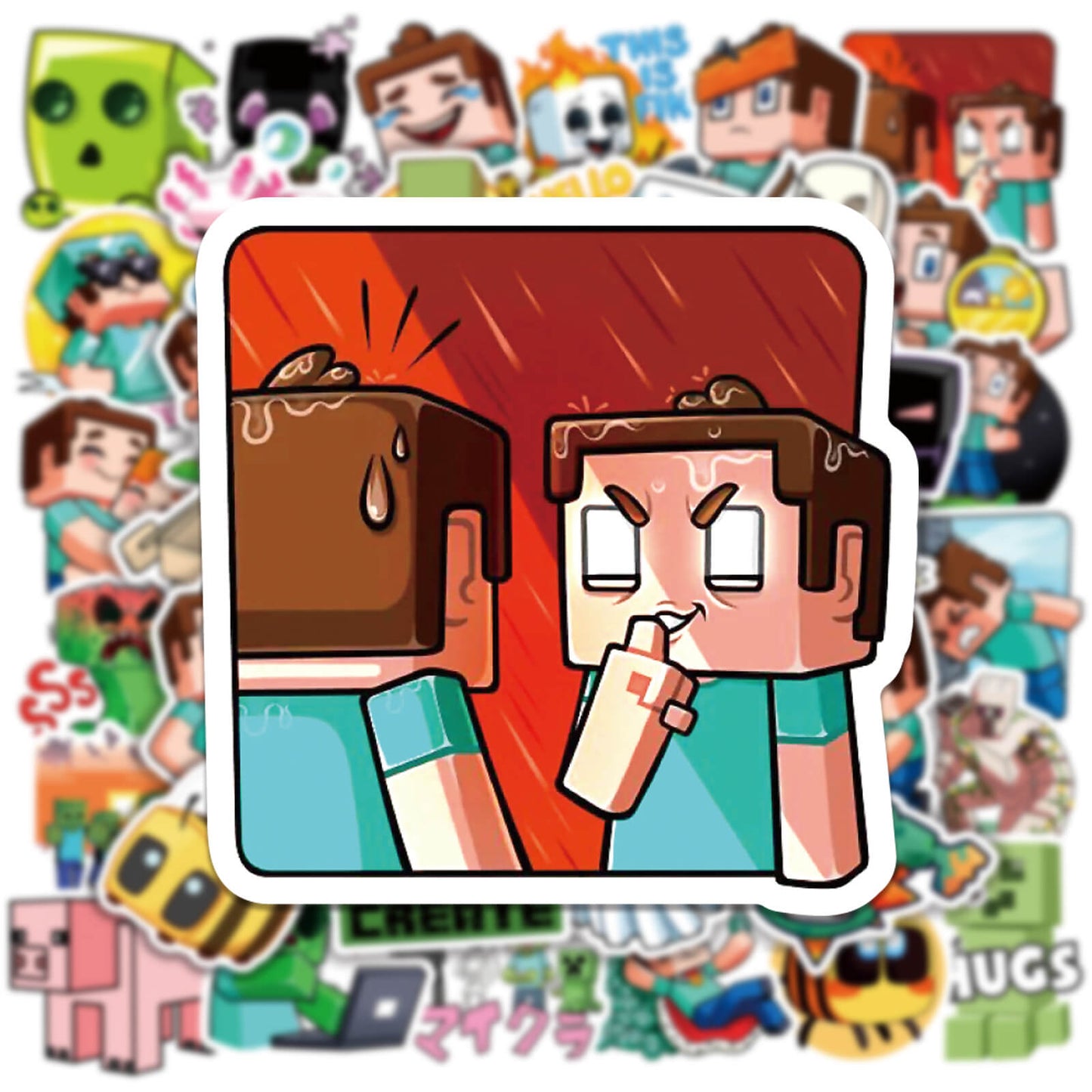 50Pcs Game Minecraft Sticker Set