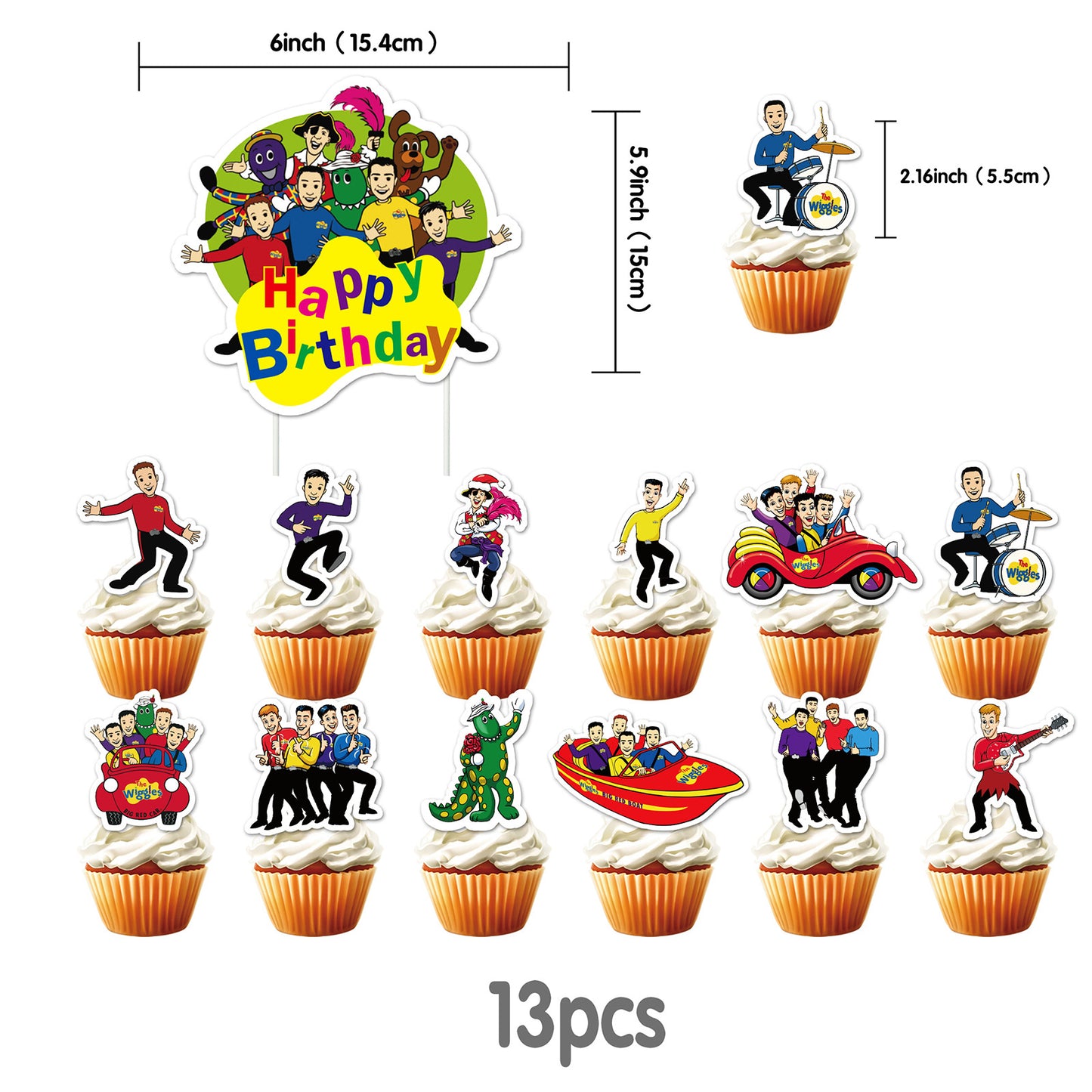 The Wiggles Theme Birthday Party Decorations