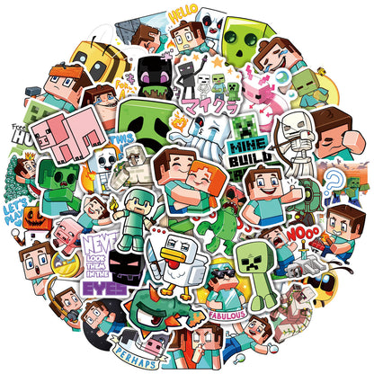 50Pcs Game Minecraft Sticker Set