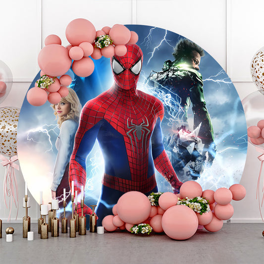 Superhero Spiderman Backdrop Hire in Auckland - Premium 2m Round Design | Affordable Daily Rates