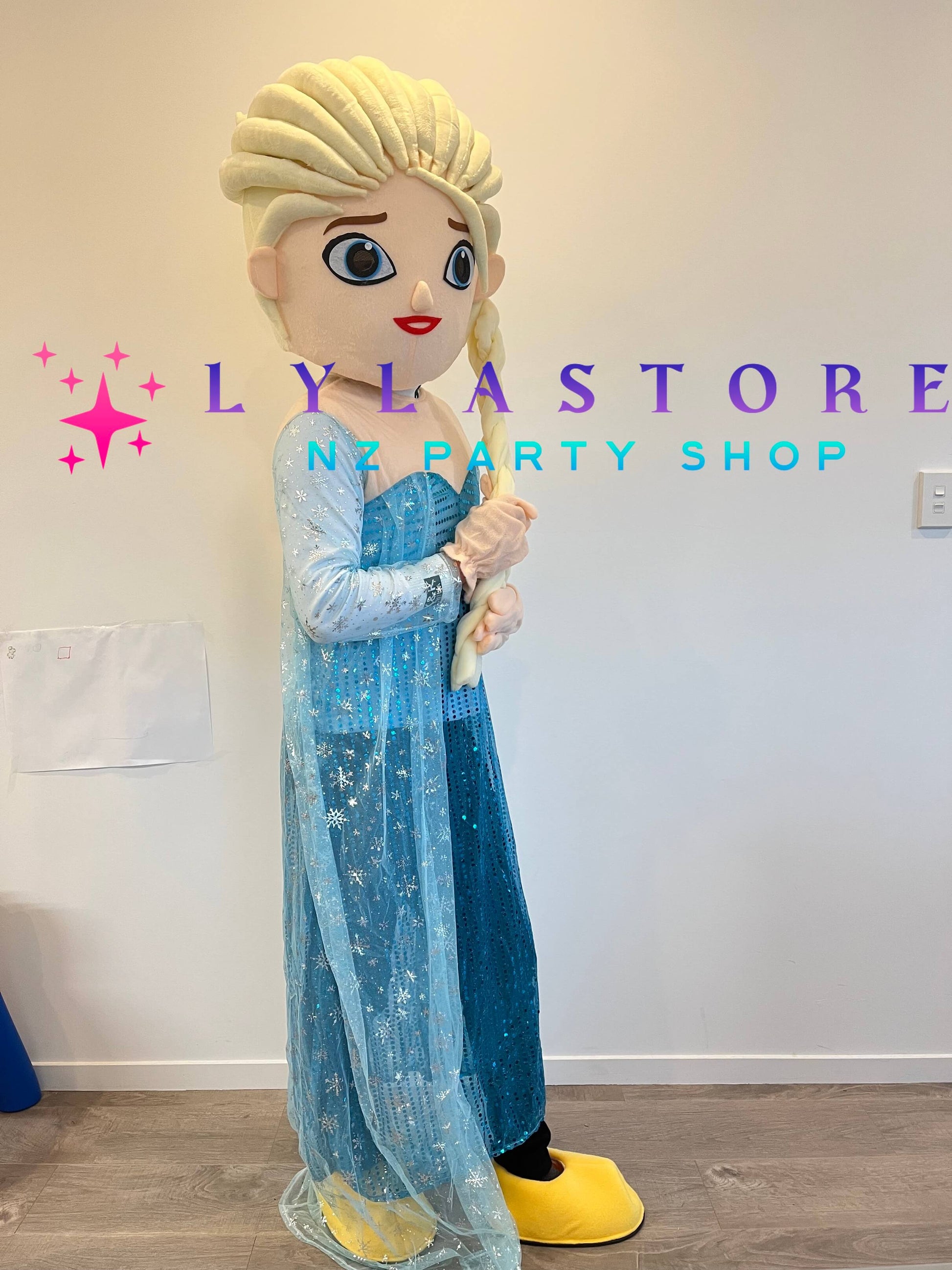 Frozen Elsa Mascot Costume Hire in Auckland