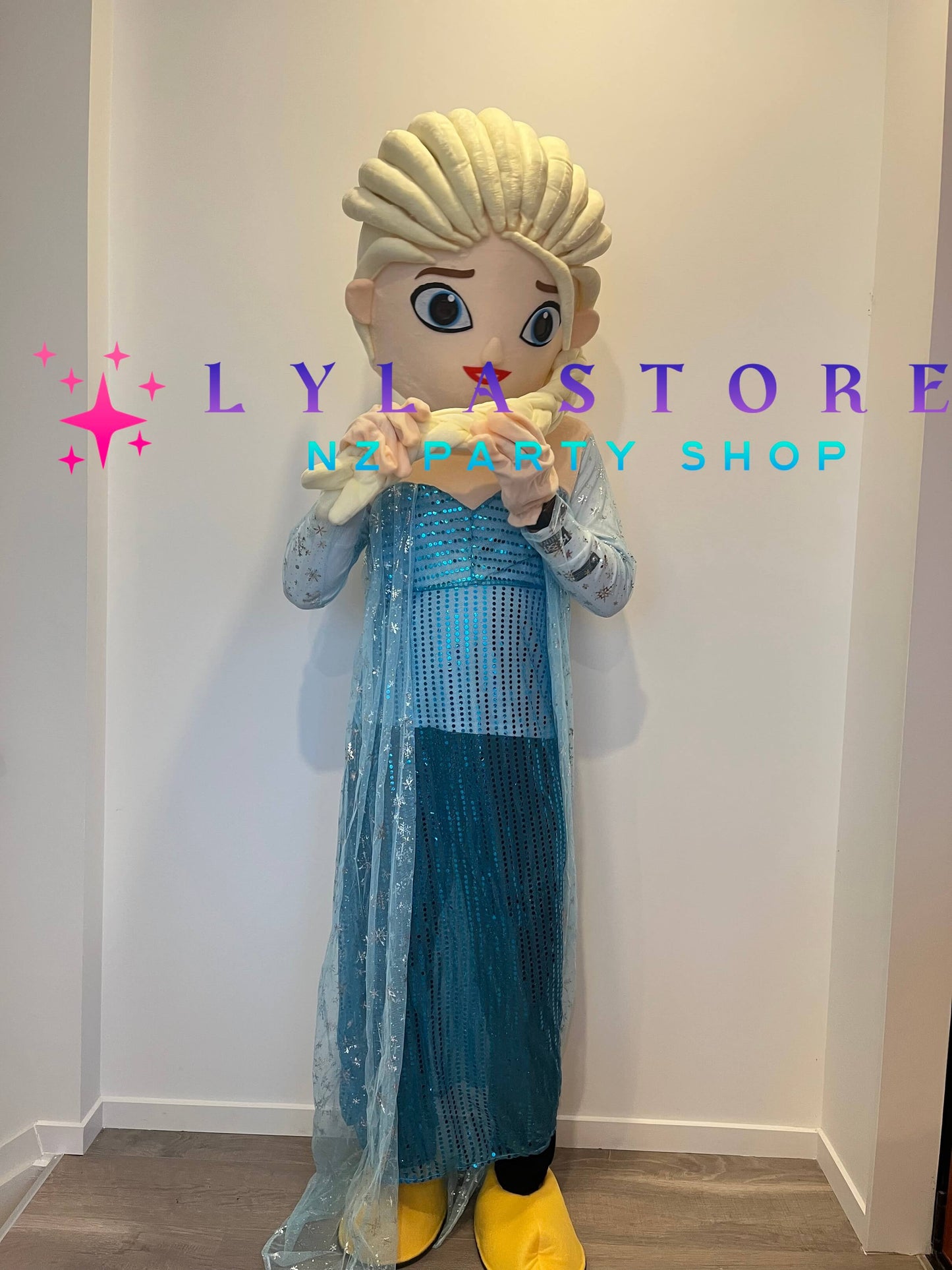 Frozen Elsa Mascot Costume Hire in Auckland