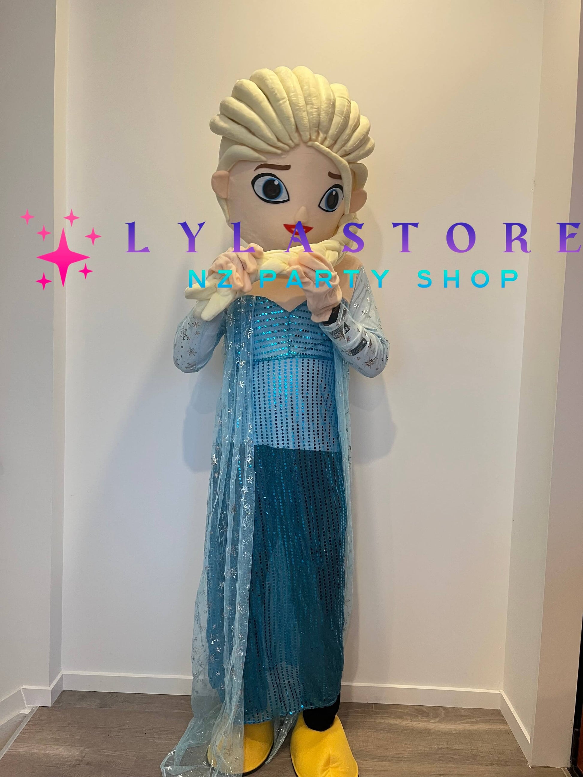 Frozen Elsa Mascot Costume Hire in Auckland